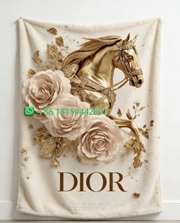 Dior Throw Blankets